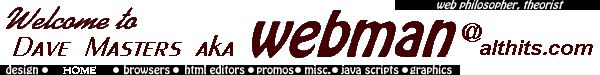 Dave Masters aka webman@althits.com